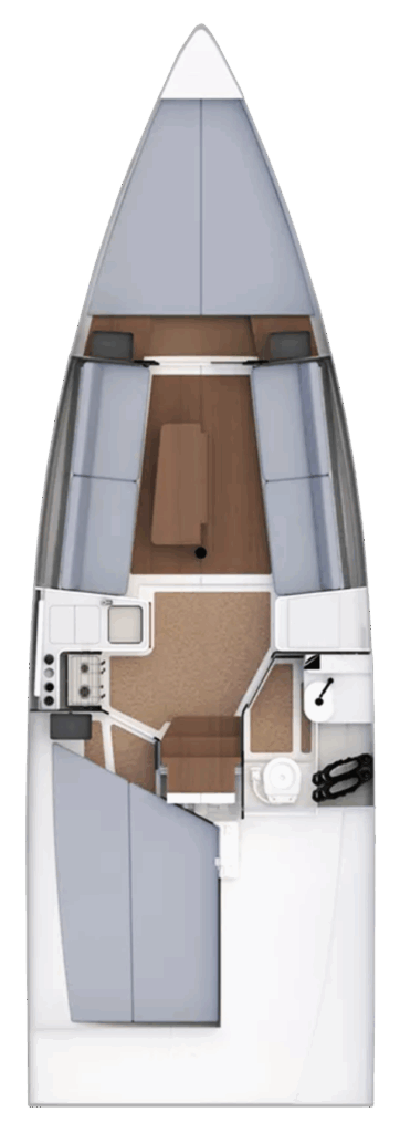 Beneteau First-30 Kabinenplan